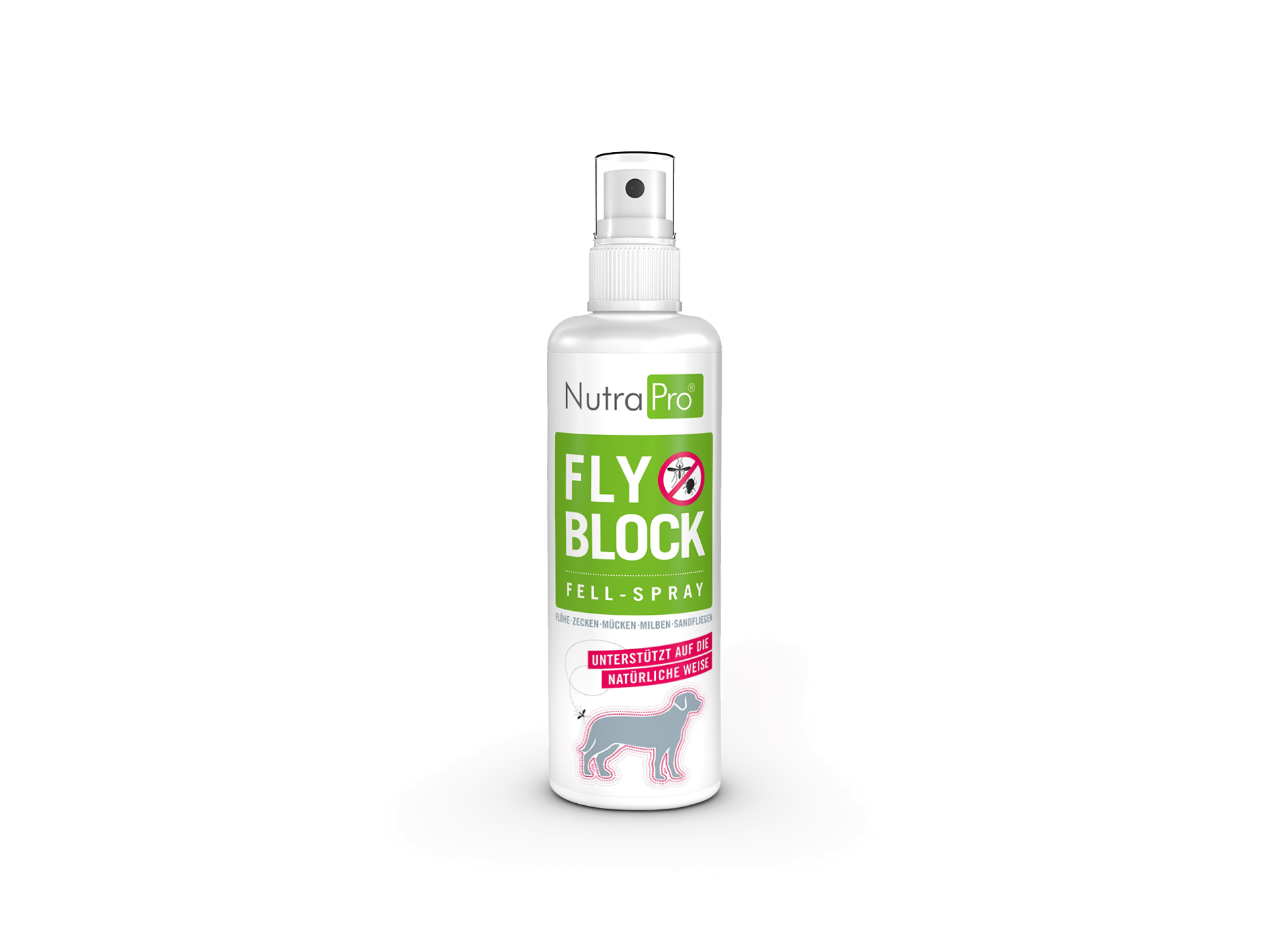 NutraPro® Fly Block Fell-Spray für Hunde NutraPro® Fly Block Fell-Spray für Hunde