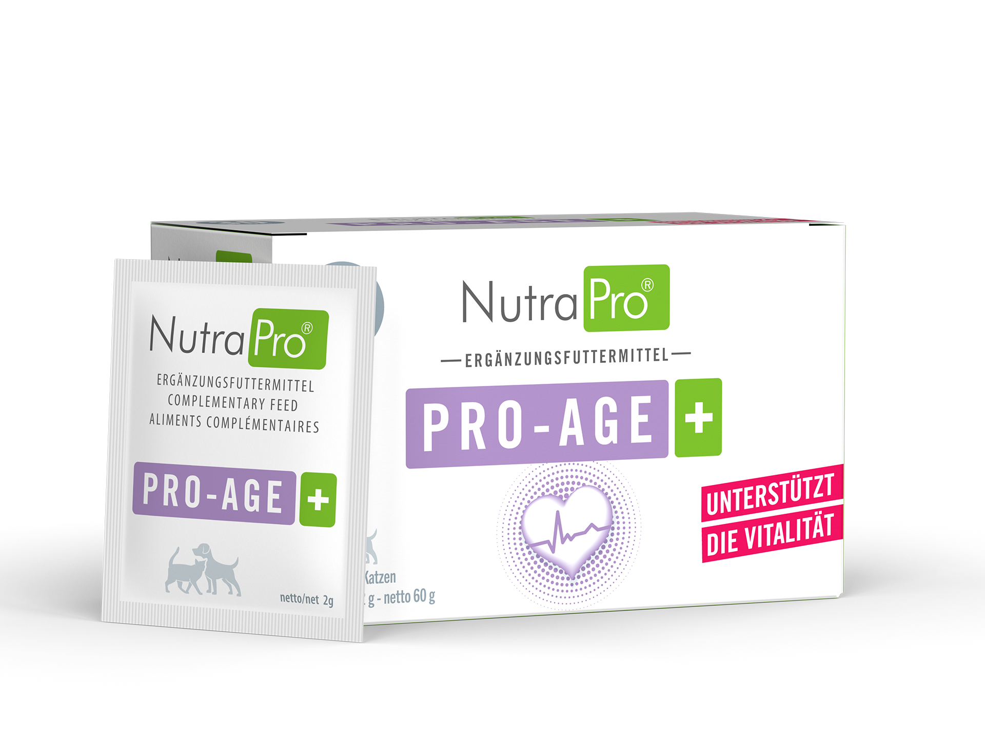 NutraPro® Plus Pro-Age für Hunde und Katzen