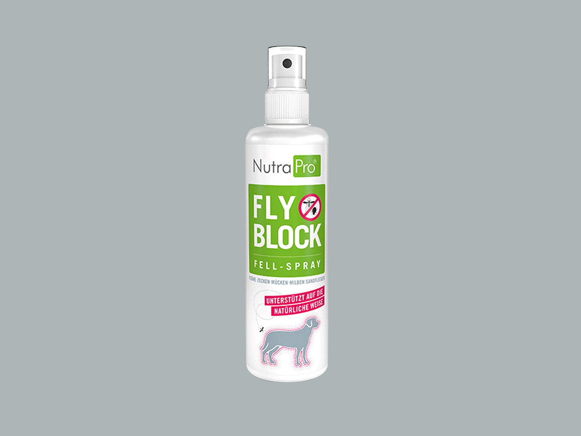 NutraPro® Fly Block Fell-Spray für Hunde NutraPro® Fly Block Fell-Spray für Hunde
