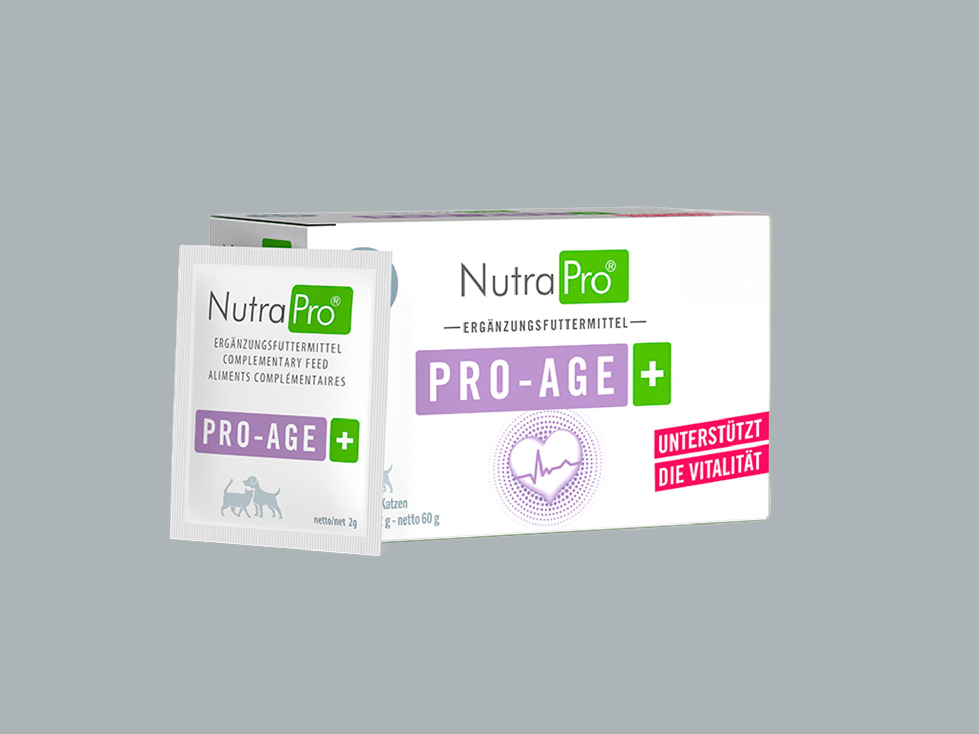 NutraPro® Plus Pro-Age für Hunde und Katzen