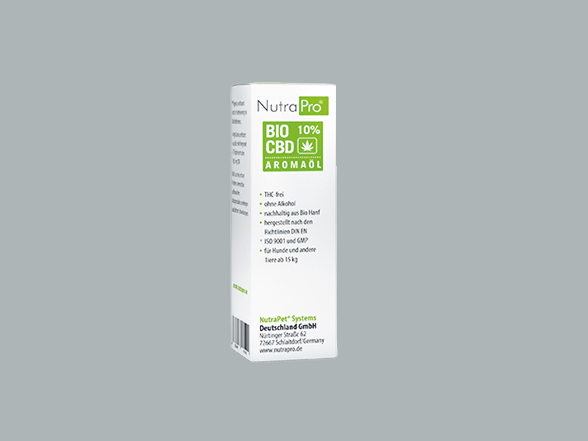 NutraPro® Bio CBD-Öl 10% für Hunde