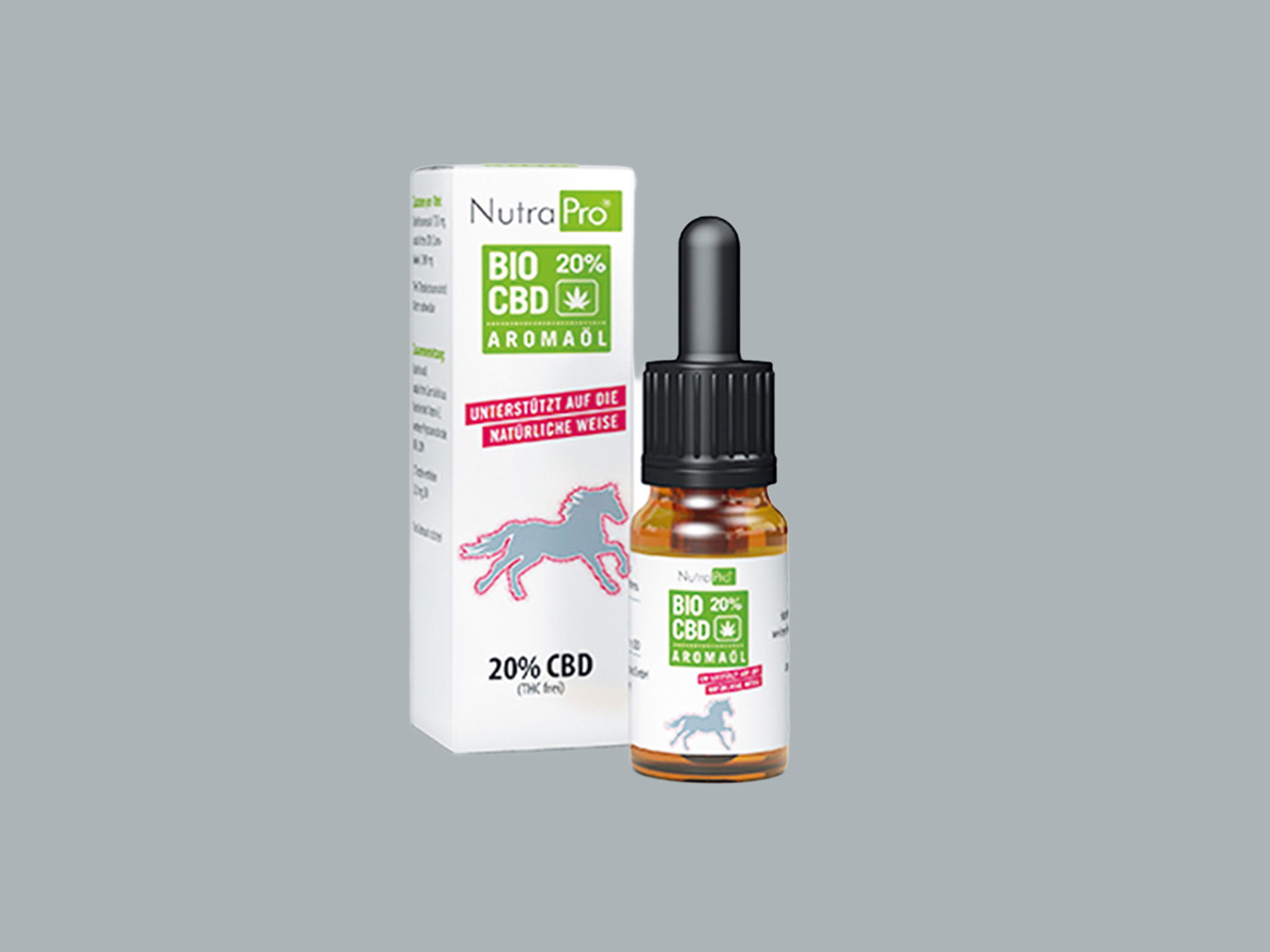 NutraPro® Bio CBD-Öl 20% für Pferde