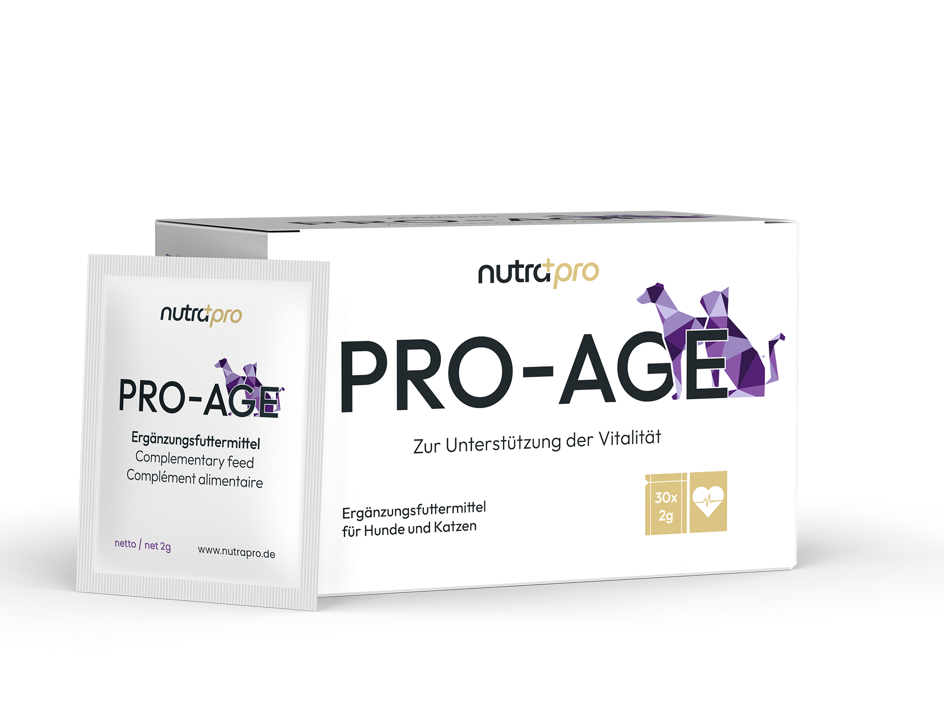 NutraPro® Plus Pro-Age für Hunde und Katzen NutraPro® Plus Pro-Age für Hunde und Katzen