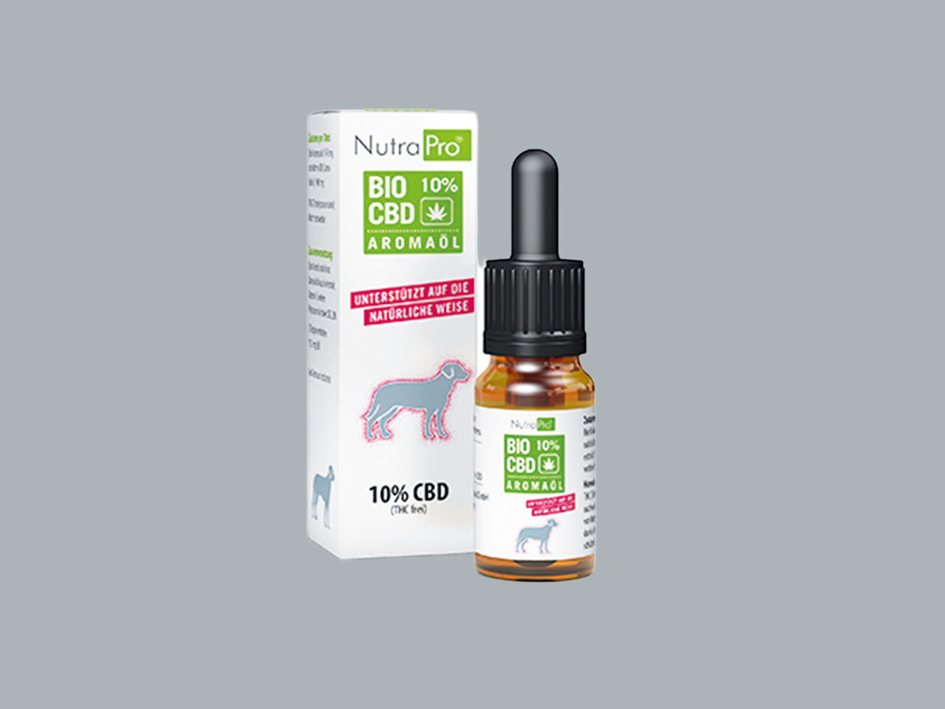 NutraPro® Bio CBD-Öl 10% für Hunde