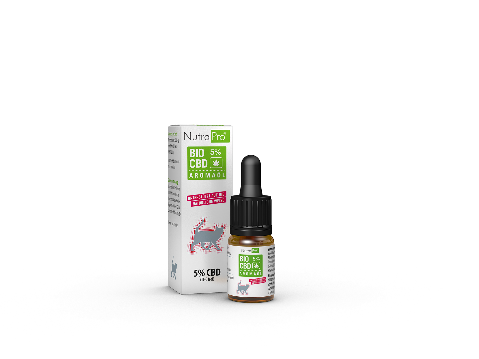 NutraPro® Bio CBD-Öl 5% für Katzen NutraPro® Bio CBD-Öl 5% für Katzen