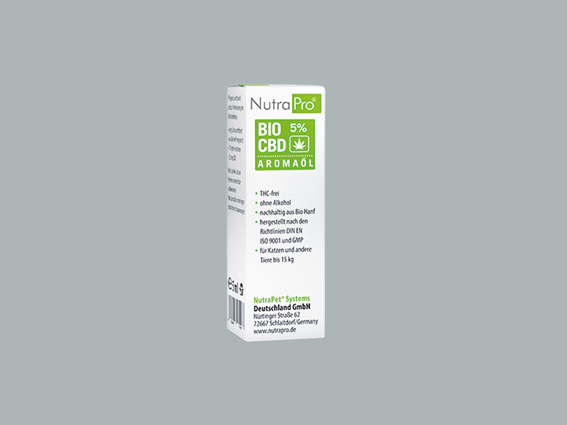 NutraPro® Bio CBD-Öl 5% für Katzen NutraPro® Bio CBD-Öl 5% für Katzen